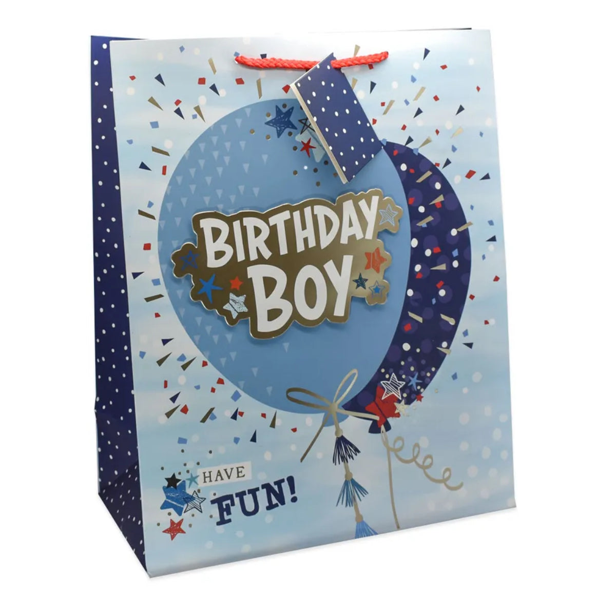 Medium/Large/ XL Gift Bag & Tag MALE ALL OCCASSIONS GIFT BAG  BIRTHDAY BOY